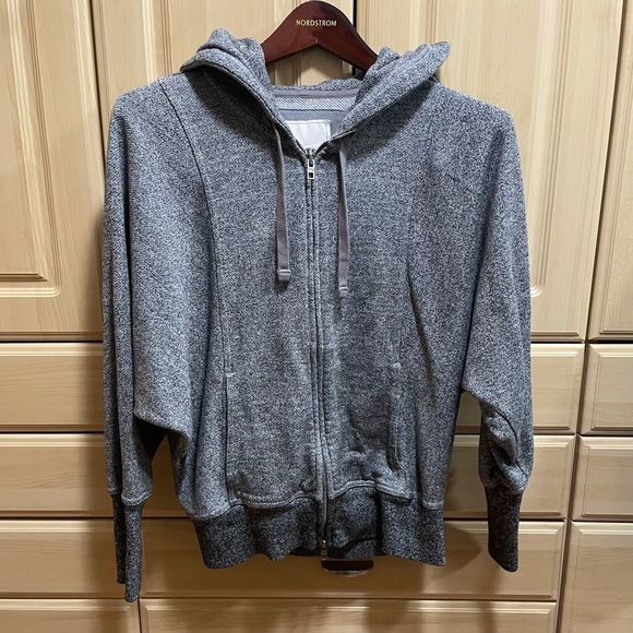 Women’s Gray Doleman Sleeve Hoodie by Roots - Picture 1 of 2